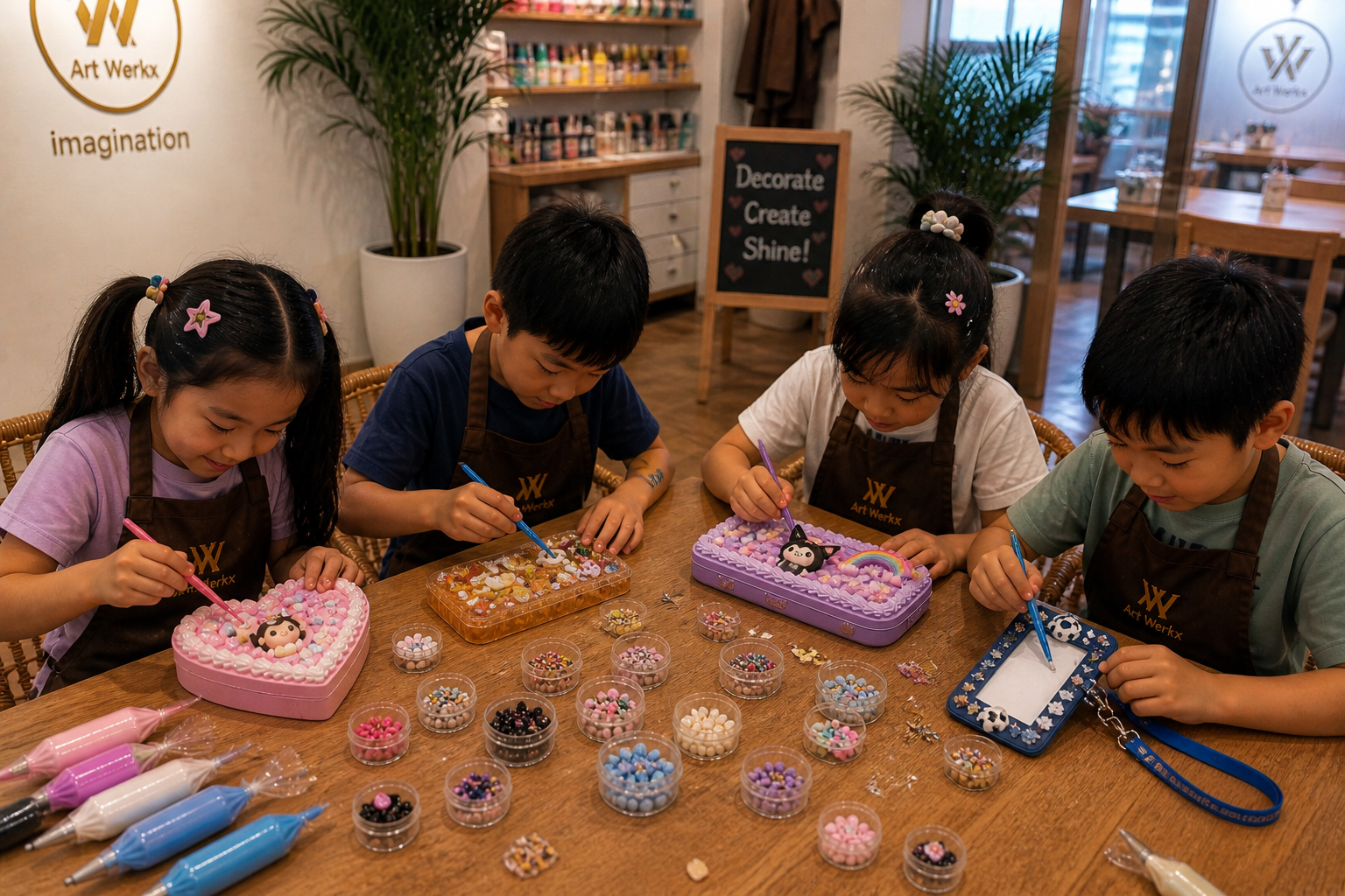 Deco Den Craft: Personalize Your Own Kawaii Trinket Box/Pencil Box/Cardholder