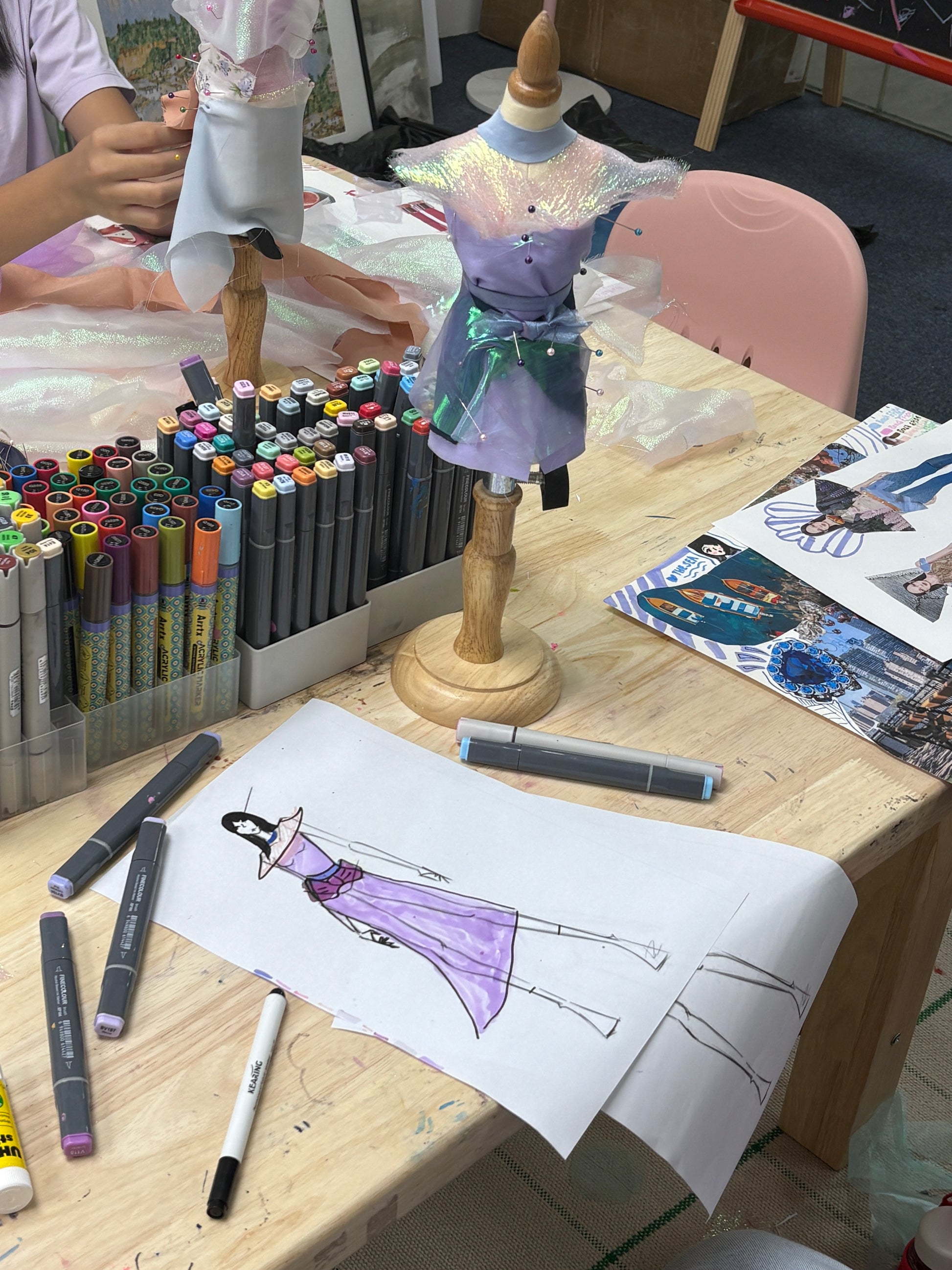 Be a Little Fashion Creator - Collage & Draping Fun