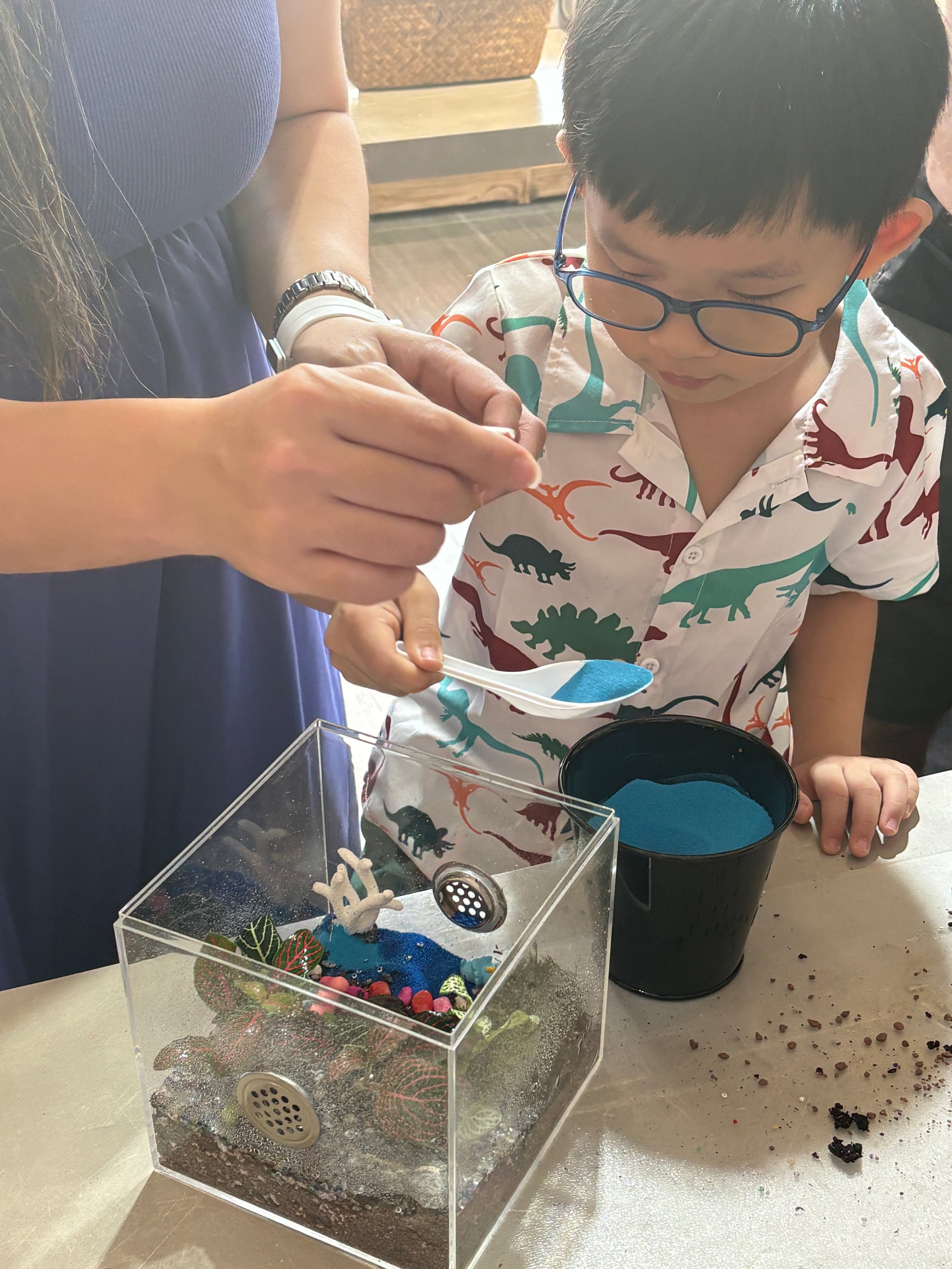 Build Your Own Moss Terrarium + Goldfish Scooping