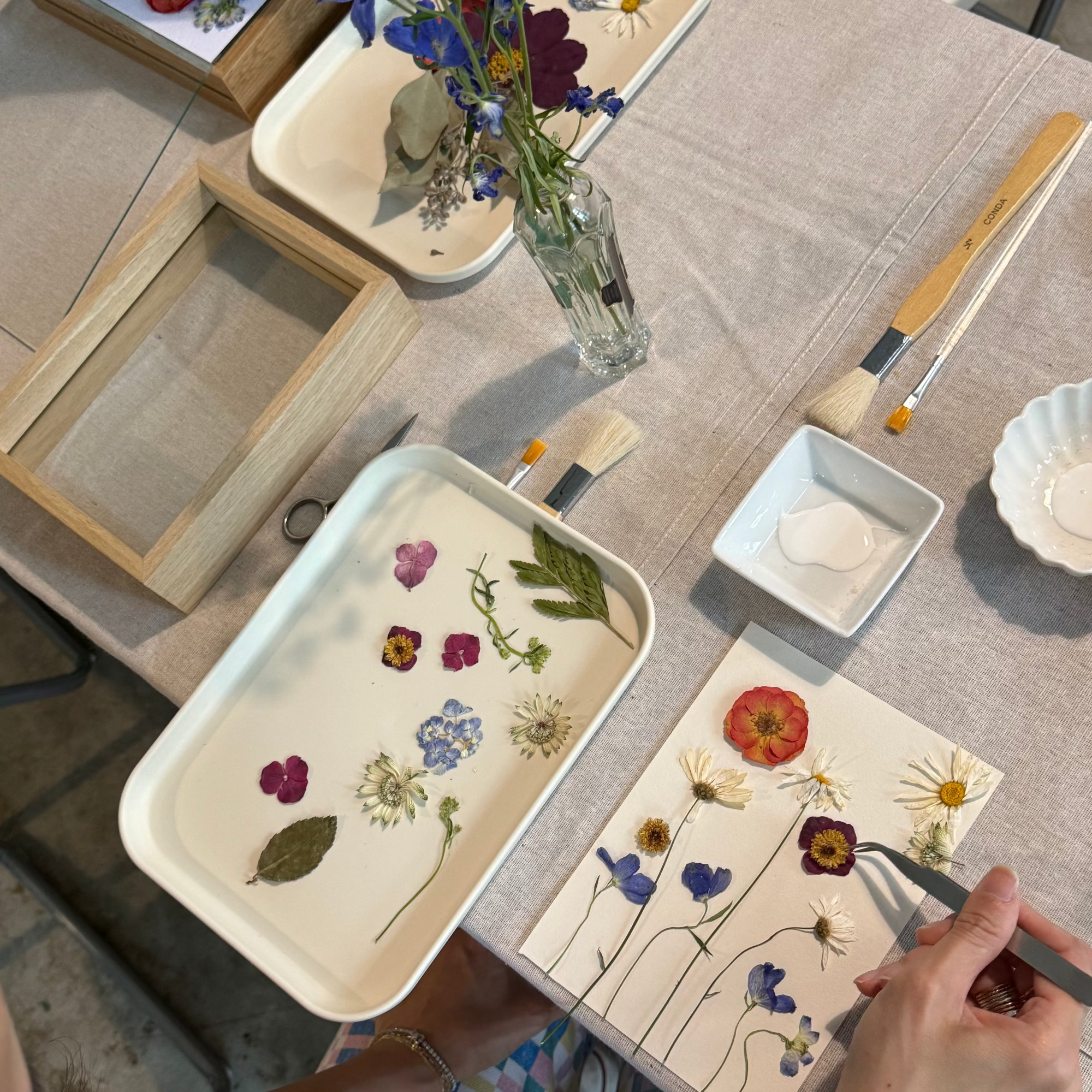 Pressed Flower Art Jamming