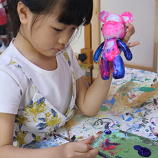 DIY Bear Figurine Painting & Keychain Making Experience