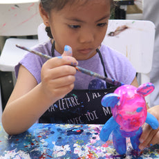 DIY Bear Figurine Painting & Keychain Making Experience