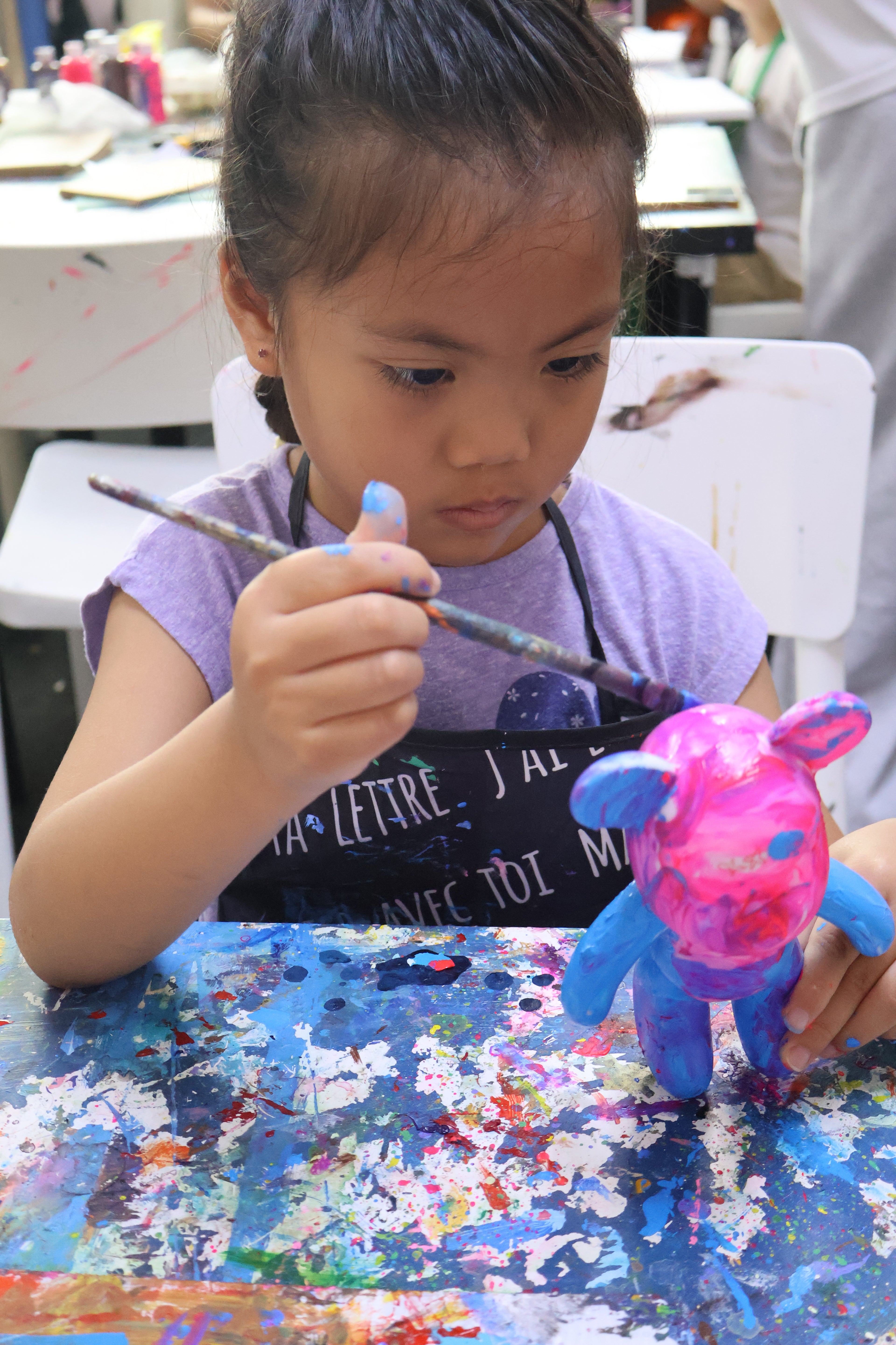 DIY Bear Figurine Painting & Keychain Making Experience