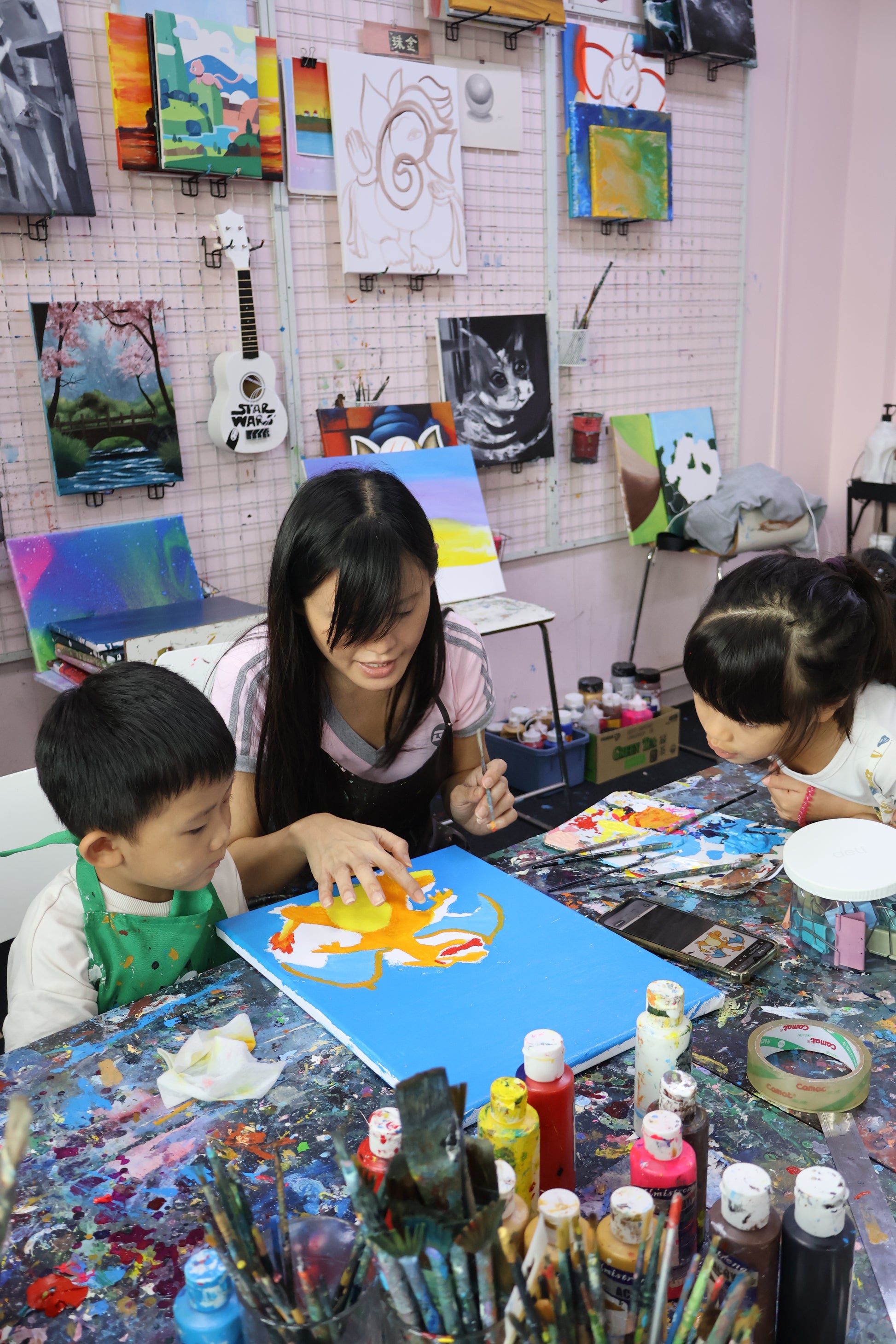 Guided Art Jamming & DIY Keychain Workshop