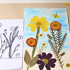 Little Botanists: A Pressed Flower Art Experience