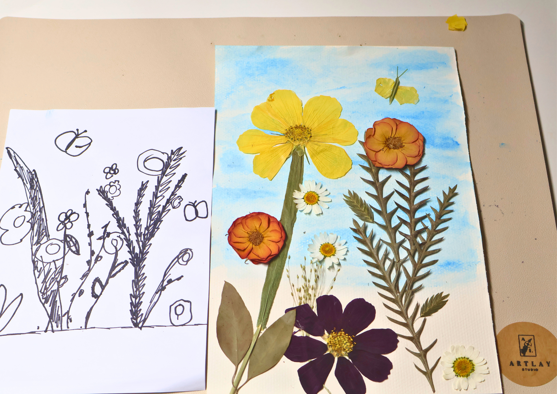 Little Botanists: A Pressed Flower Art Experience