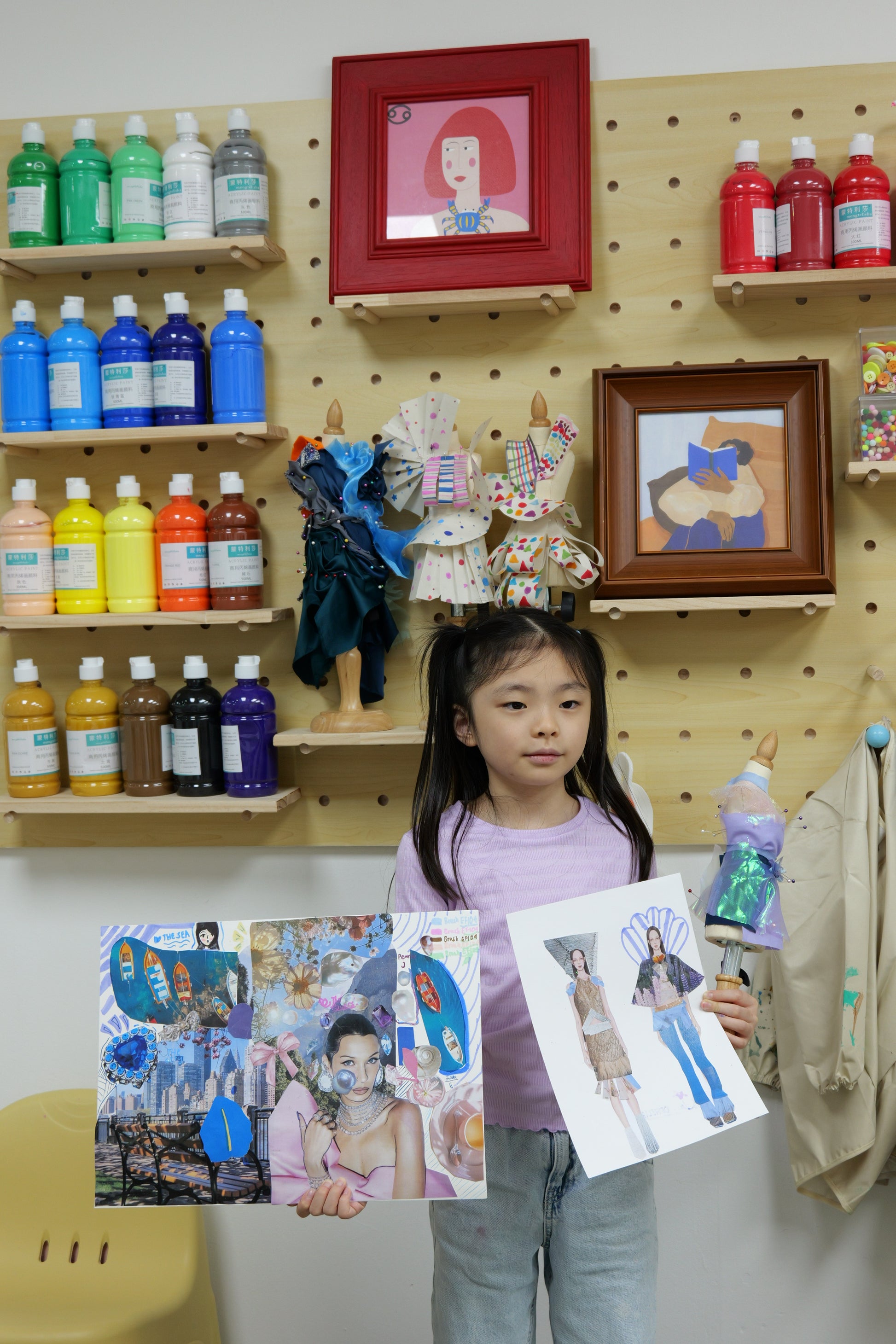 Be a Little Fashion Creator - Collage & Draping Fun