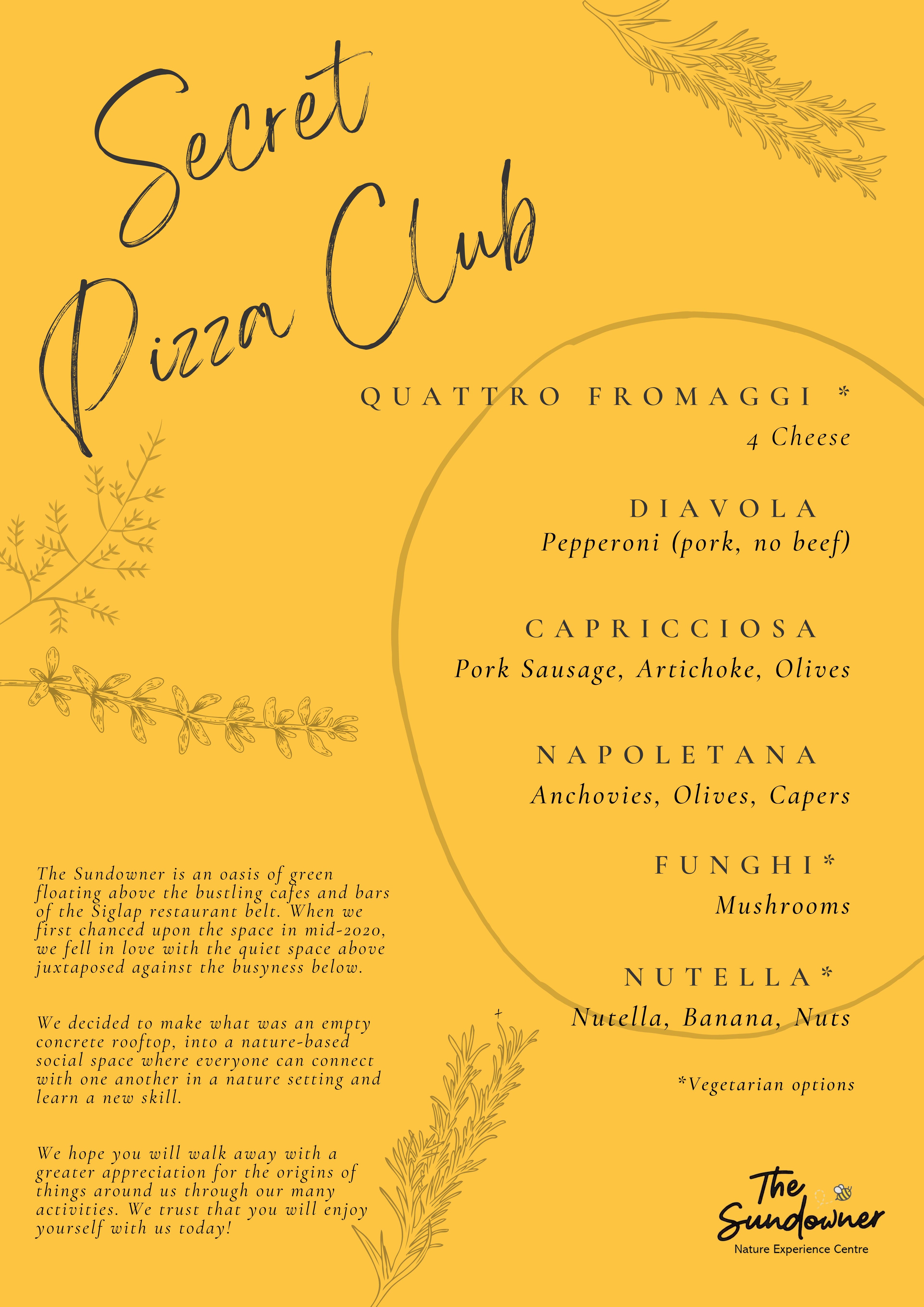 Make-Your-Own Pizza Adventure