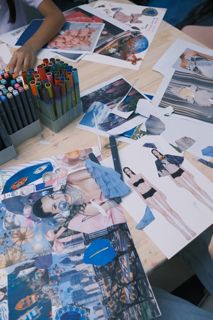 Be a Little Fashion Creator - Collage & Draping Fun