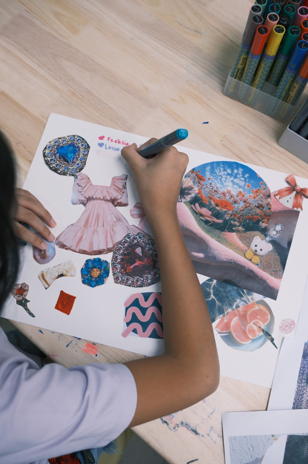 Be a Little Fashion Creator - Collage & Draping Fun