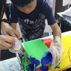 Acrylic Pour & DIY Keychain Making Workshop