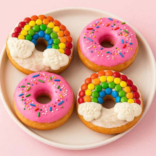 DIY Bake & Decorate Your Own Rainbow Donut