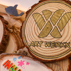 diy wooden log art