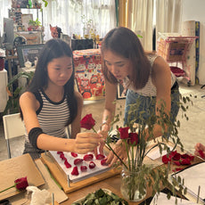 flower art workshop for kids