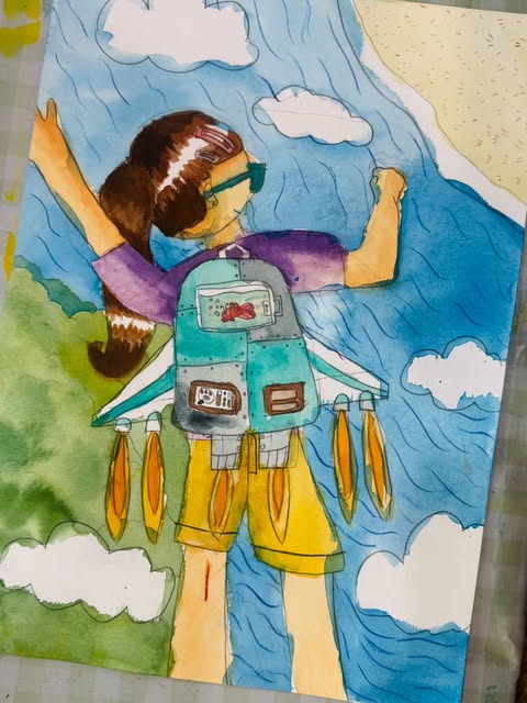 Personalised Art Workshop: Flying Without Limits (2 lessons)