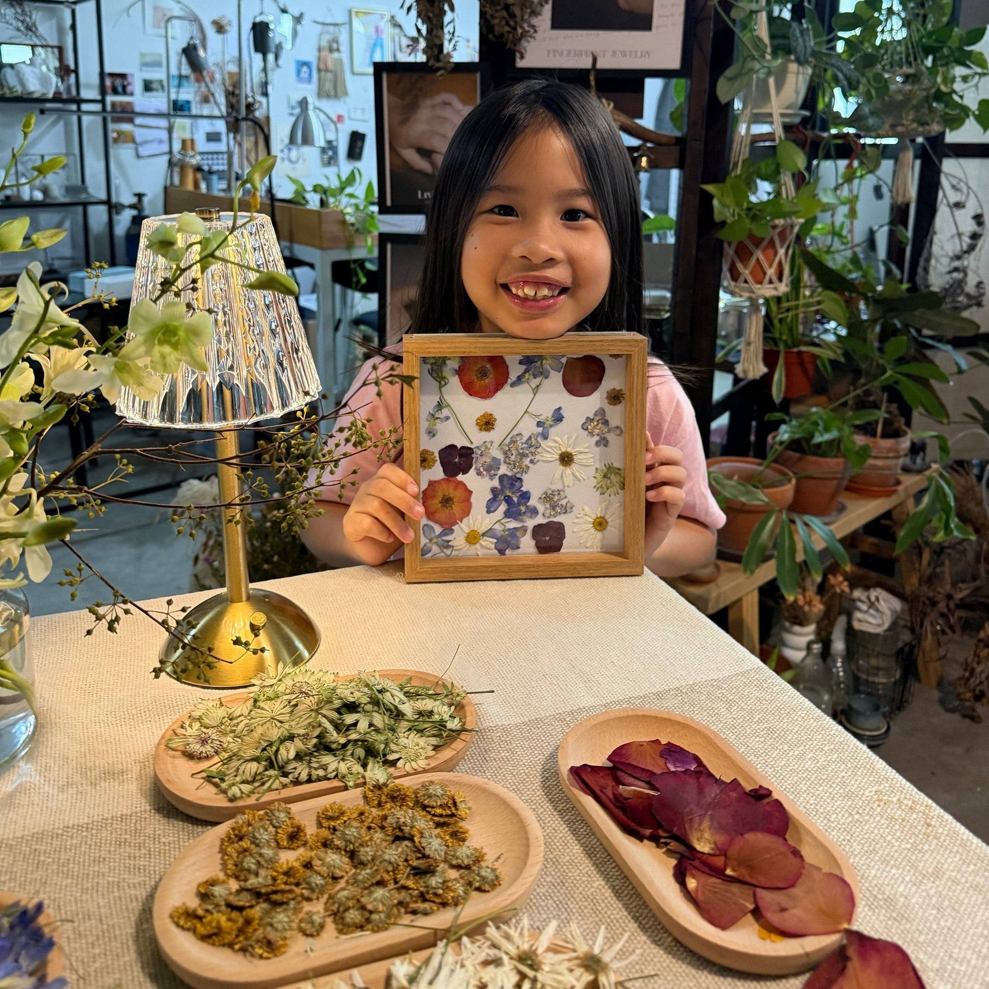 flower art jamming kids