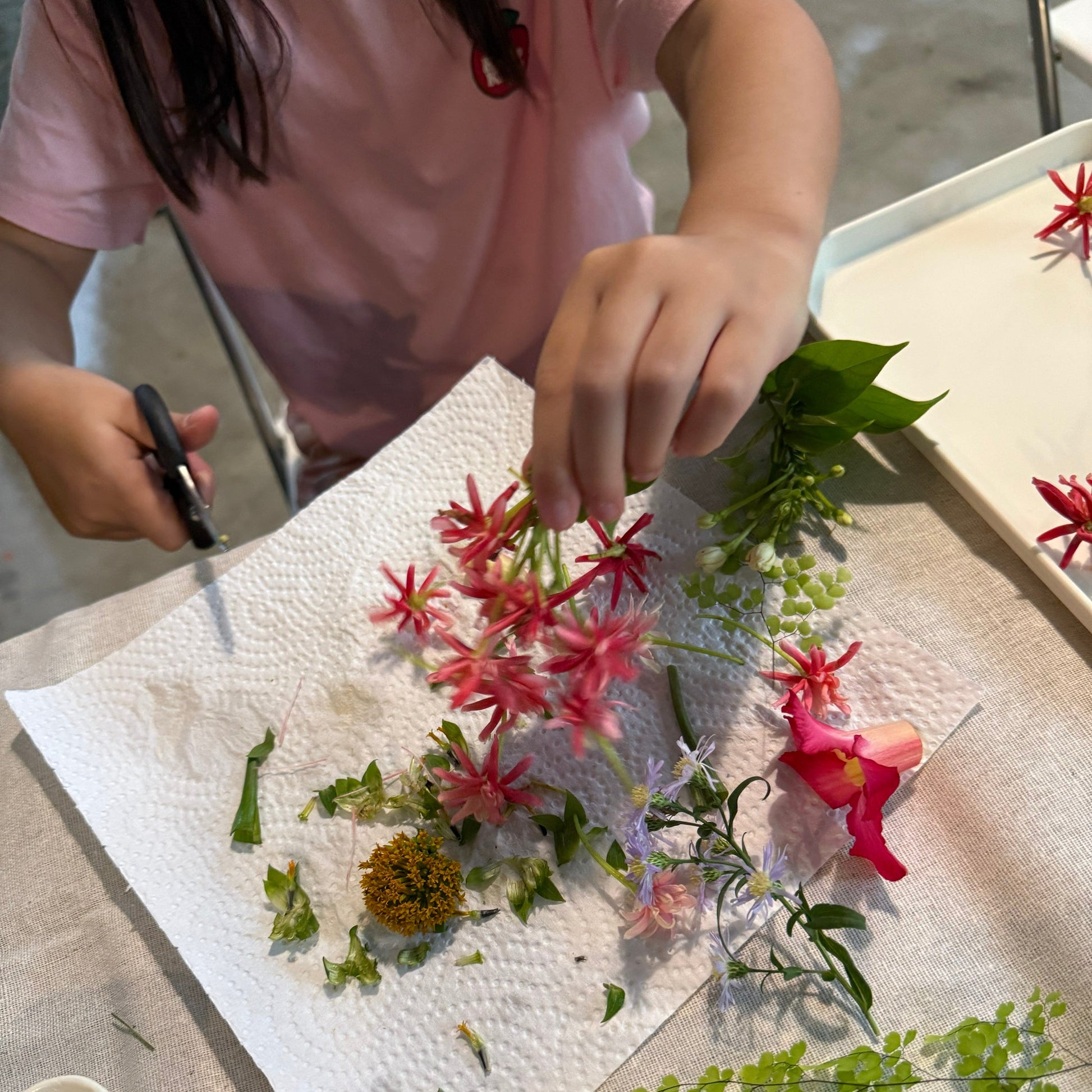 Pressed Flower Art Jamming