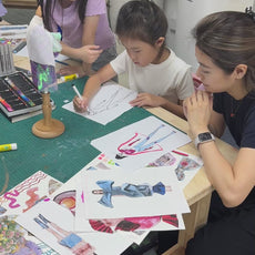 Be a Little Fashion Creator - Collage & Draping Fun