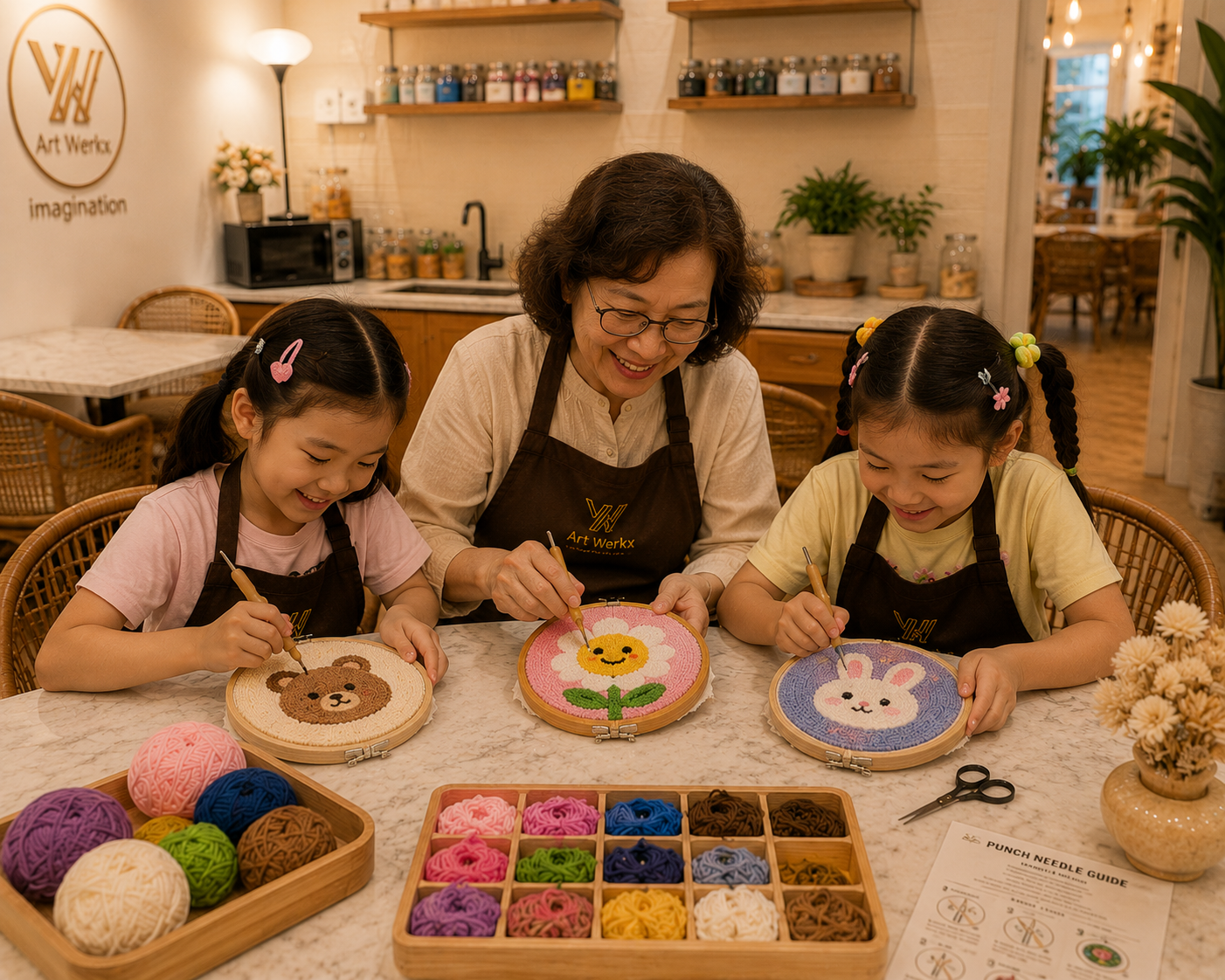 Punch Needle Craft Art Workshop