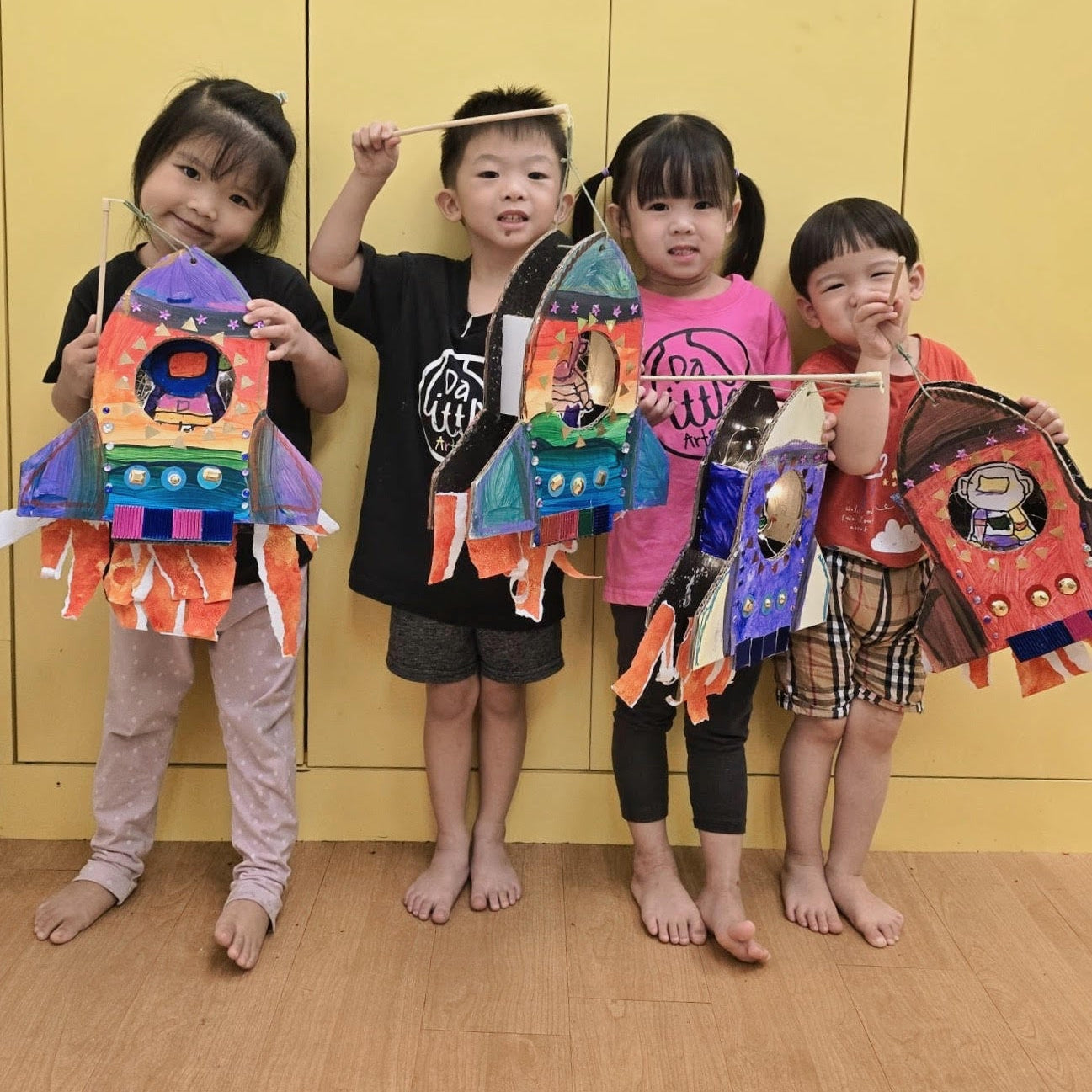 kids storytelling and art